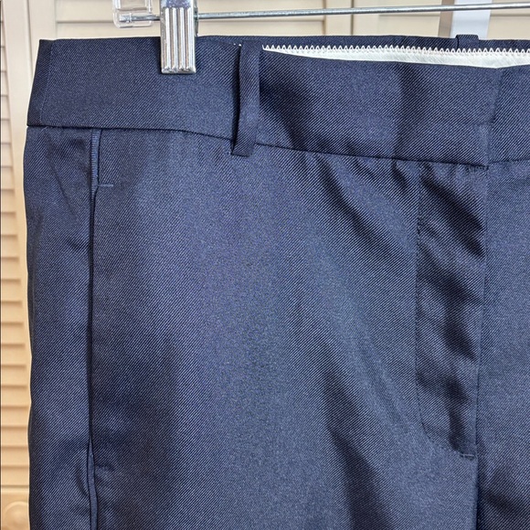 J.Crew Wide-Leg Navy Blue Pant with Tuxedo Stripe Size 16 - Picture 4 of 12